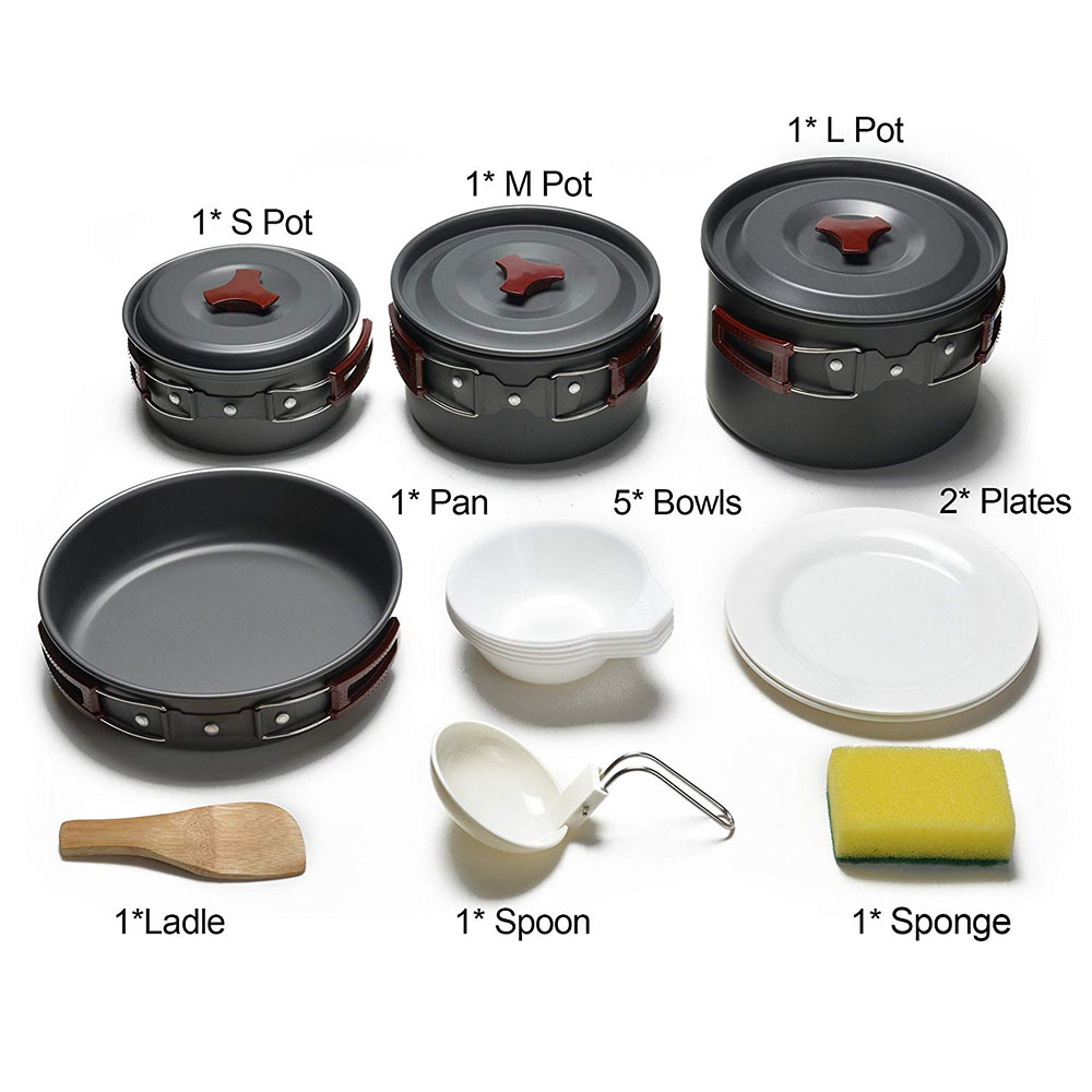 Outdoor Camping Cookware Kit N - Camping Cooking Recipes review and price
