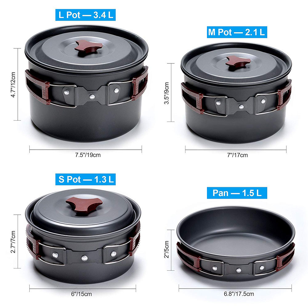 Outdoor Camping Cookware Kit N - Camping Cooking Recipes review and price