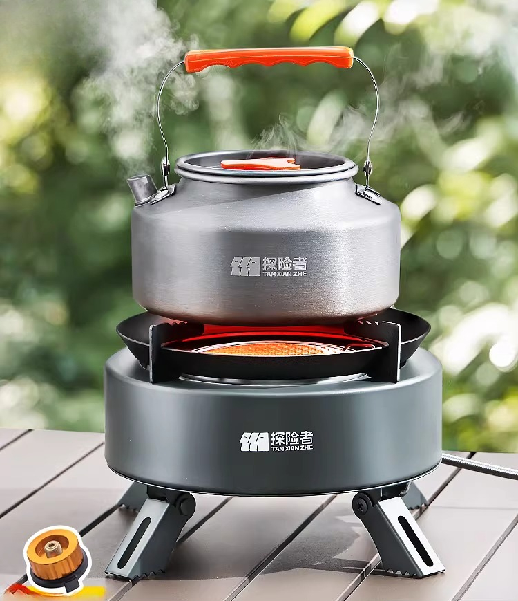 Portable Split Gas Stove Outdo - Camping Cooking Box Set review and price