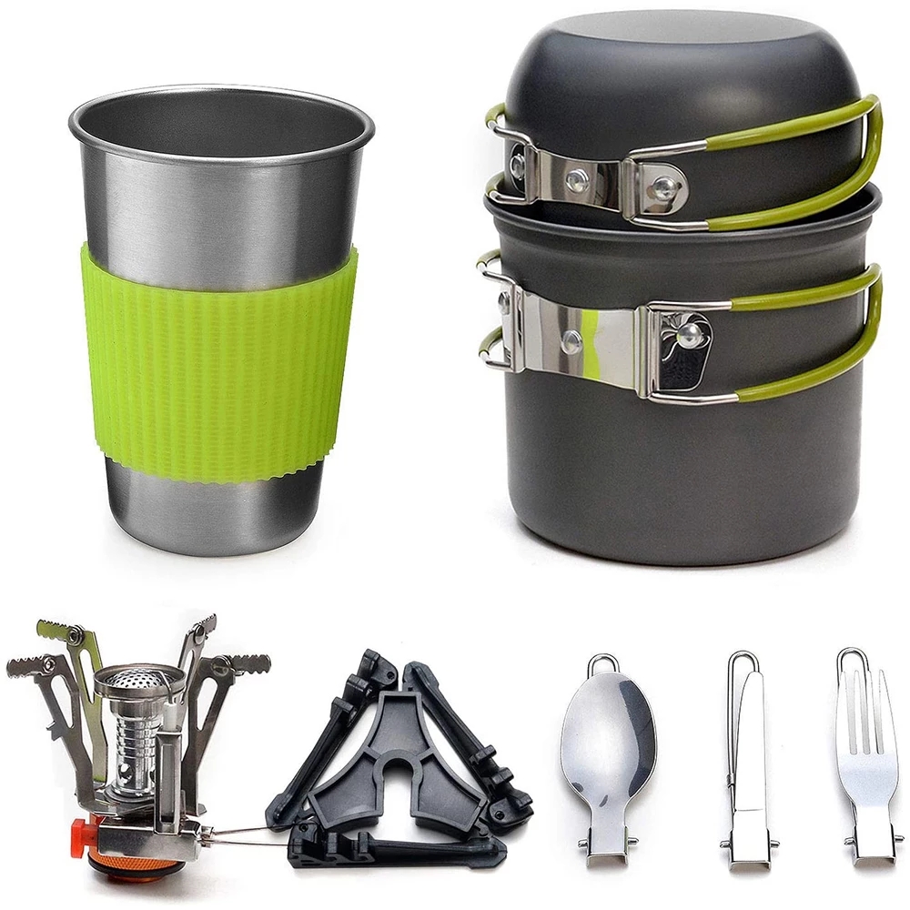 Camping Cookware Kit with Stov - Camping Cooking Recipes review and price