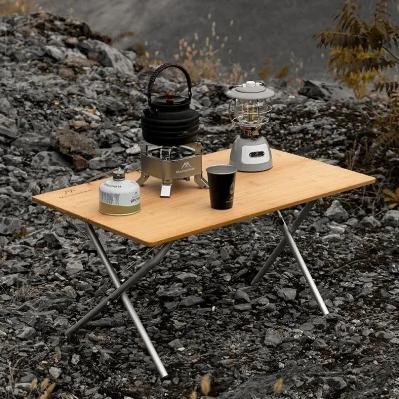 MOUNTAINHIKER 2/3 Bamboo Foldi - Camping Cooking Table review and price
