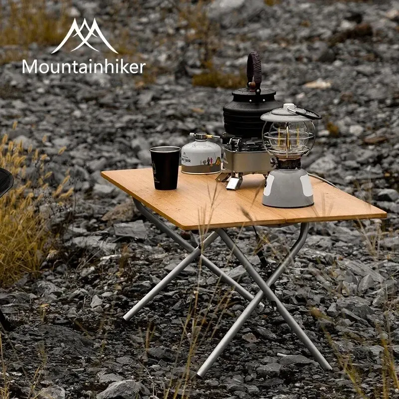 MOUNTAINHIKER 2/3 Bamboo Foldi - Camping Cooking Table review and price