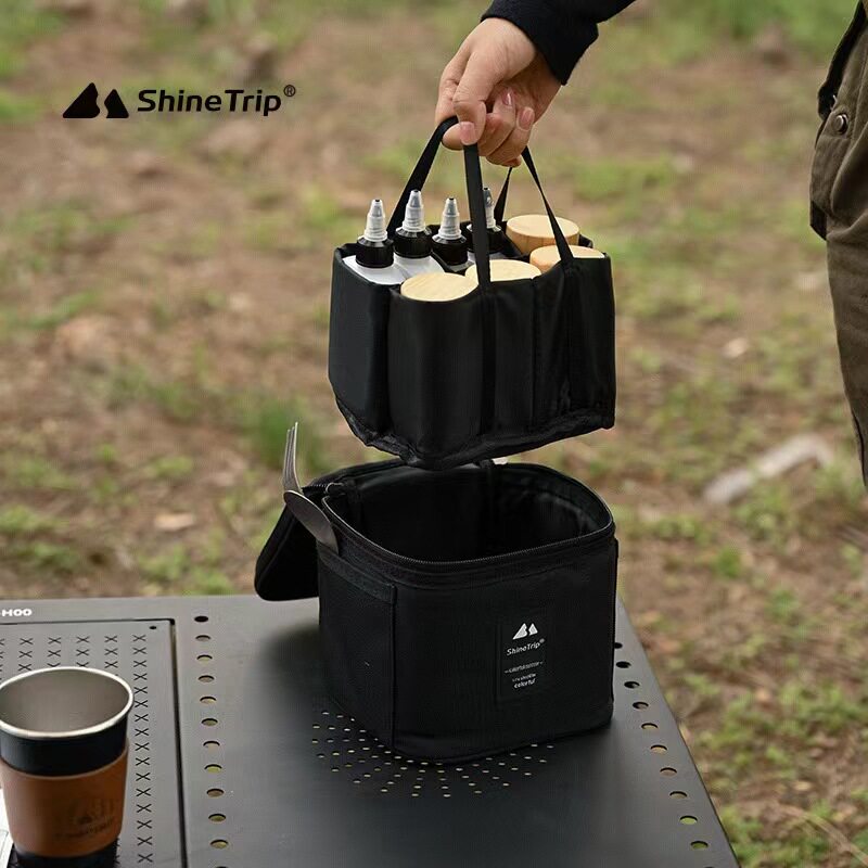 Seasoning Bottle Set Portable  - Camping Cooking Set With Bag review and price