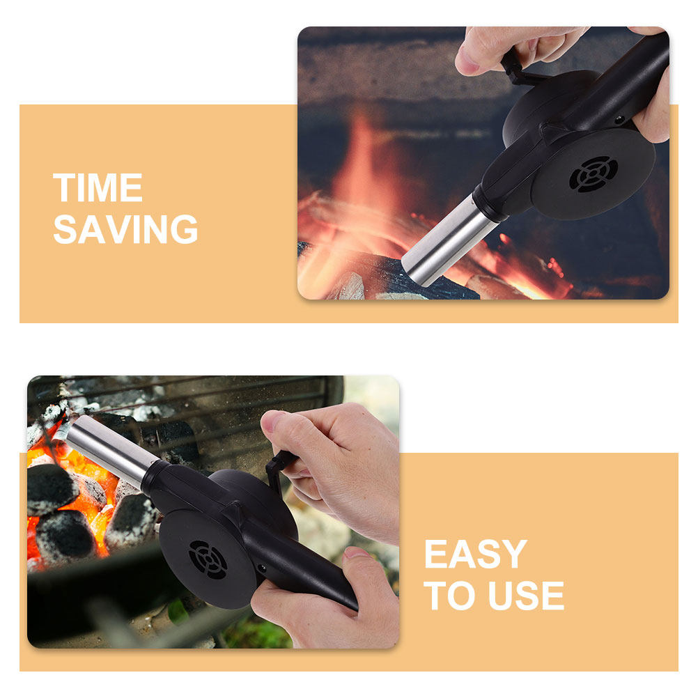 Manual Blower Black Hand Crank - Camping Cooking Fire Pit review and price
